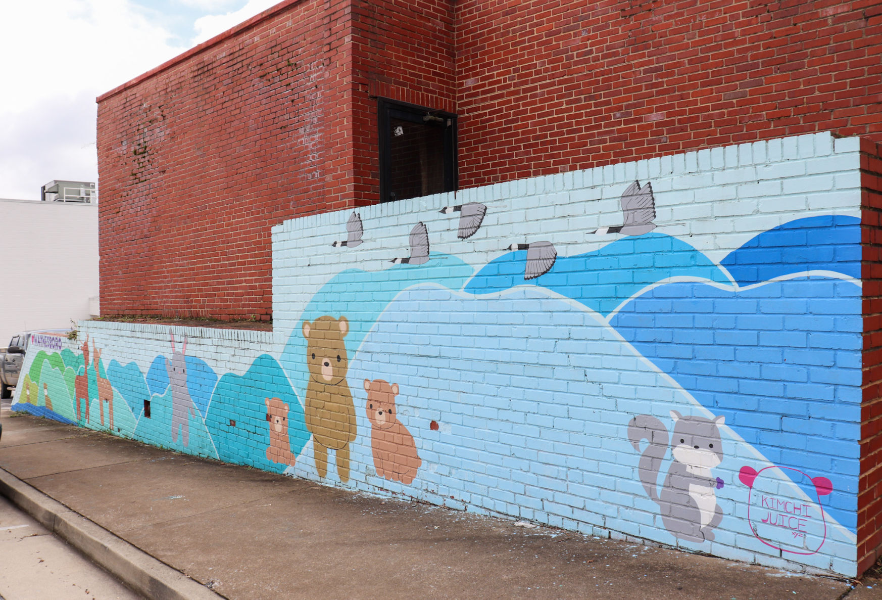 The street and public art of Waynesboro